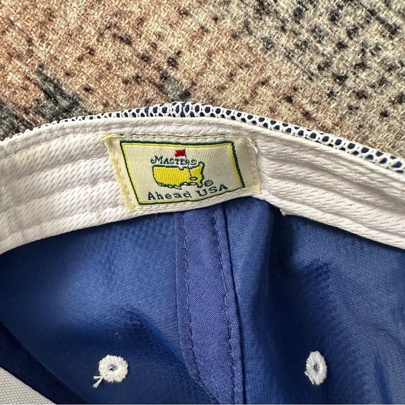 Mens Masters Navy Gold Hat - Picture 3 of 4